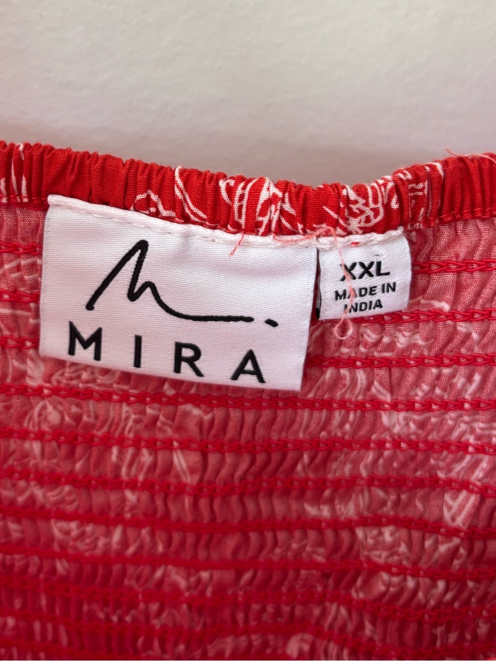 Mira Red Lobster Print Midi Sundress Smocked Sleeveless Tiered Plus Size - Picture 5 of 8
